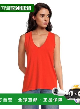 自营Women's Madewell Northside Tank Top Bright Flame  Cotton