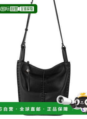 自营 the sak快乐十字军-皮革-黑色 【美国奥莱】直发新款斜挎包