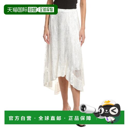 自营3.1 Phillip Lim Abstract Textured Devore Asymmetric Silk