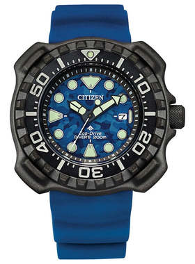 自营Citizen Men's Promaster Dive 46mm Solar Powered Quartz E