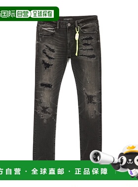 自营 cult of individualityCult's Punk瘦牛仔裤，纯黑色 美国奥