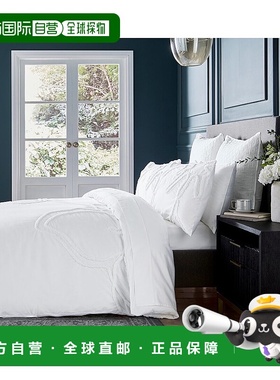 自营Ted Baker Magnolia簇绒3件套羽绒被-白色 美国奥莱直发