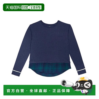 自营Kids Vineyard Vines Dreamcloth Mixed Media Top Blue Stre