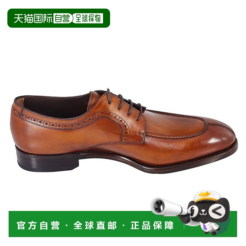 自营salvatore ferragamoMen's Tullio Leather Derby Shoes In B