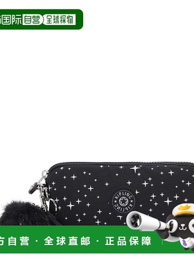 自营Kipling Lowie Printed Wristlet Wallet - cosmic twilight