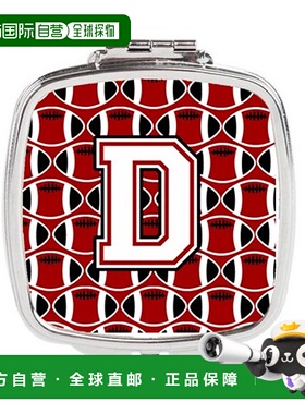 自营 Carolines Treasures CJ1082-DSCM 字母 D 足球红衣主正品