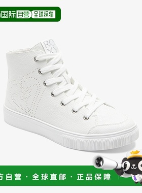 自营 Roxy Coastal Cruisin ARJS700165-WHT女式白色中帮溜冰鞋JO