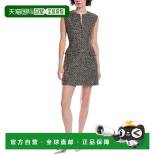 银色 自营rag 林顿羊毛混纺迷你连衣裙 bone骨感蒂娜 美国奥莱