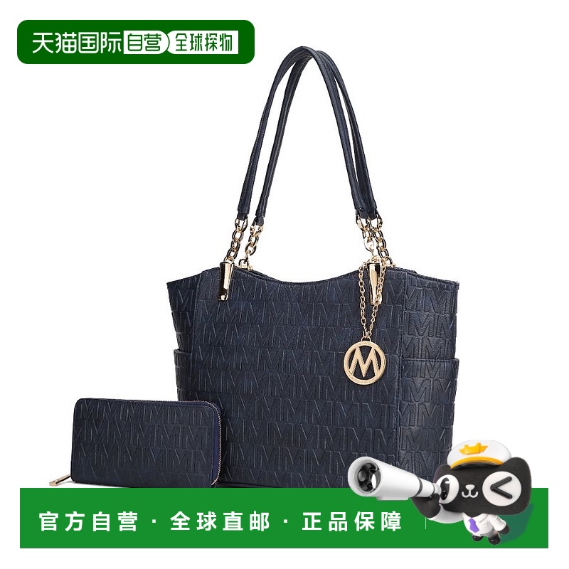 自营 mia k collectionAllison 纯素皮革 2 件式托特包和钱包手提