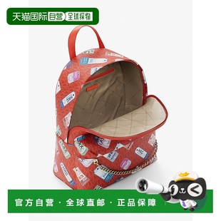 自营michael korsSlater中号印花签名双肩包-dk桑格利亚汽酒 美国
