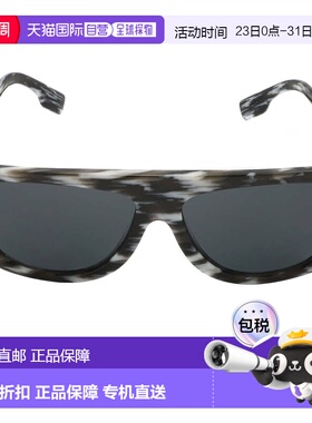 自营Burberry Joan Dark Grey Square Ladies Sunglasses BE4362