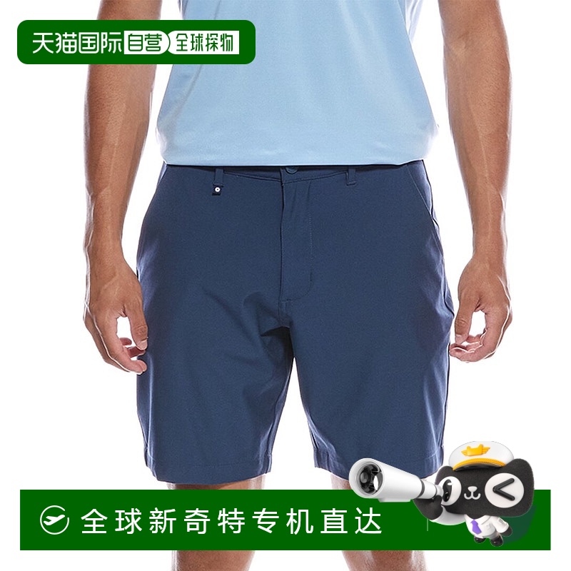 自营 ben sherman本 谢尔曼4向拉伸技术短裤-蓝色 【美国奥莱】直