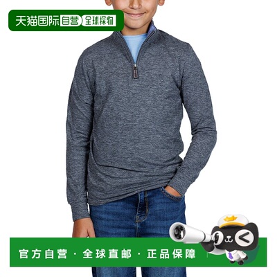 自营Tailorbyrd Brushed Melange Super Soft 1/4-Zip Pullover -