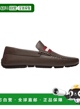 自营 Bally Waltec 6230207 Men's Chocolate Calf Plain Leather