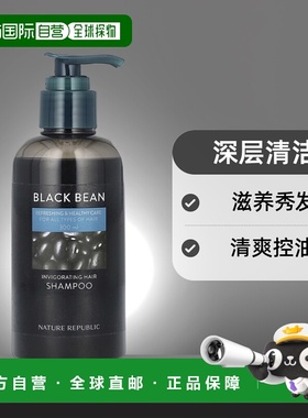 香港直邮自然乐园,Black Bean, Invigorating Hair Shampoo, For