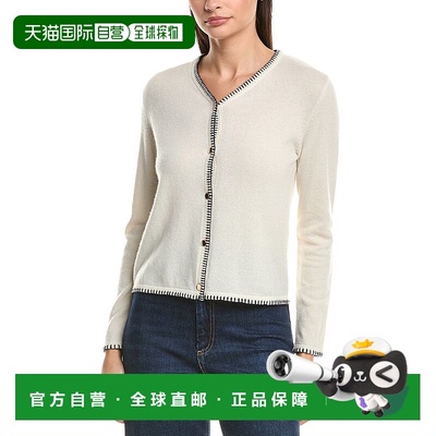 自营Bruno Magli Blanket Stitch Wool & Cashmere-Blend Cardiga