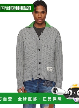 1h可退 香港直邮潮奢 Andersson Bell 男士 灰色 Green Collar V-