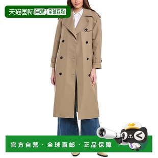 Blend Wool Trench Coat 美国奥莱直发 自营Reiss grey Daria