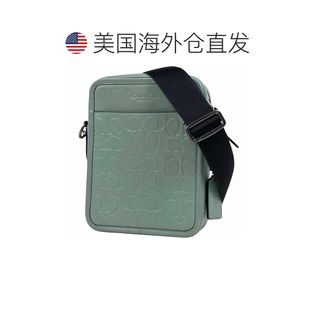 Shoulder Leather Signature green Pre Owned Bag 自营Coach