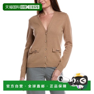 Cashmere Cardigan Magli tan Neck Wool 自营Bruno Blend