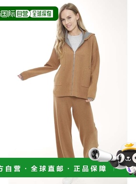 自营in2Cotton Blend Long Sleeve Zip Front Double Sided Jacke