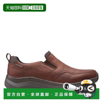自营Clarks Wave  2.0 Edge in Brown Leather - brown oily 美国