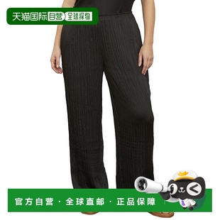 阔腿裤 自营Vince碎布拉裤 直发休闲裤 美国奥莱 黑色