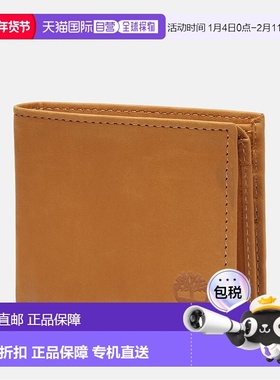 自营 timberland男士红色 Bank Icon Boot Passcase 钱包 - 小麦