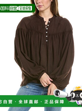 自营 electric & roseElectric Rose Sasha Top - brown 美国奥莱