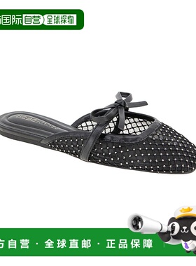 自营bcbgenerationBCB世代希尔达纳公寓-黑色 美国奥莱直发女鞋