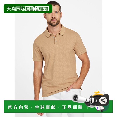 自营guessNelly Knit Polo - toasted taupe 美国奥莱直发
