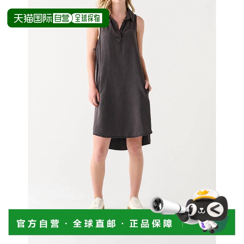 自营 dexA-Line Tencel Knee Length Dress In New Black Wash -