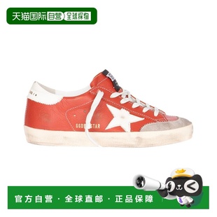 自营Golden Goose Super Star Leather Sneaker - orange 美国奥