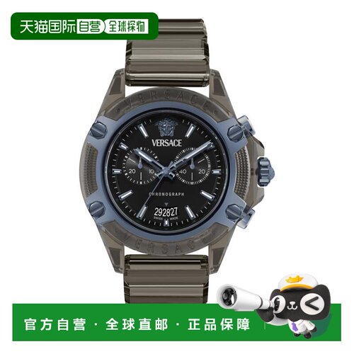 自营versace/范思哲Icon Active Chronograph Watch - black/blac