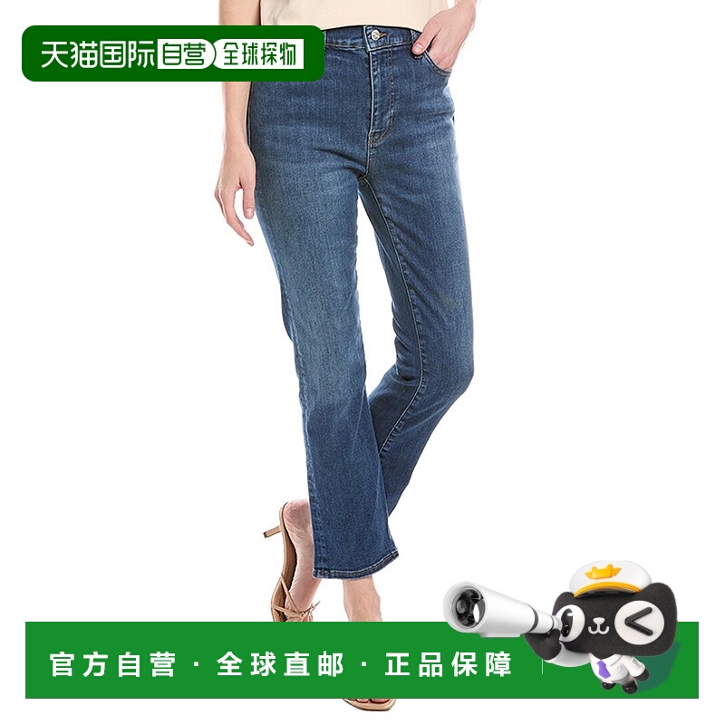 自营 frame denimFRAME牛仔Le High Skywalk直筒牛仔裤-蓝色 美国