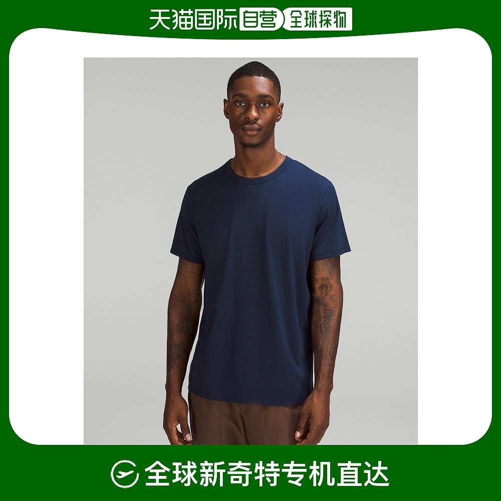 香港直邮潮奢 Lululemon 男士 T-Shirt | & Tee's 基础款短袖衬衫 运动/瑜伽/健身/球迷用品 瑜伽t恤 原图主图