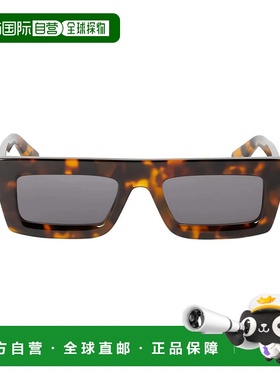 自营 off-white米白色安大略长方形太阳镜-哈瓦那深灰色 美国奥莱