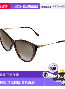 自营 Jimmy Choo女士RYM 60mm太阳镜-棕色 美国奥莱直发新款