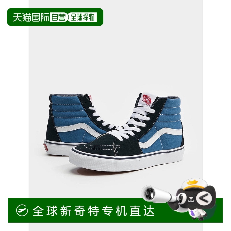 自营 Vans Sk8 Hi VN000D51NVY运动鞋男式美国5.5海军蓝皮革滑冰G