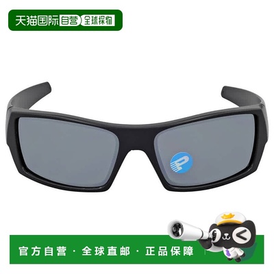 自营Oakley Gascan Polarized Black Iridium Wrap Men's Sunglas