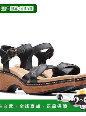 1h可退 香港直邮潮奢 Clarks 其乐 女士 Seannah Way 高跟鞋凉鞋