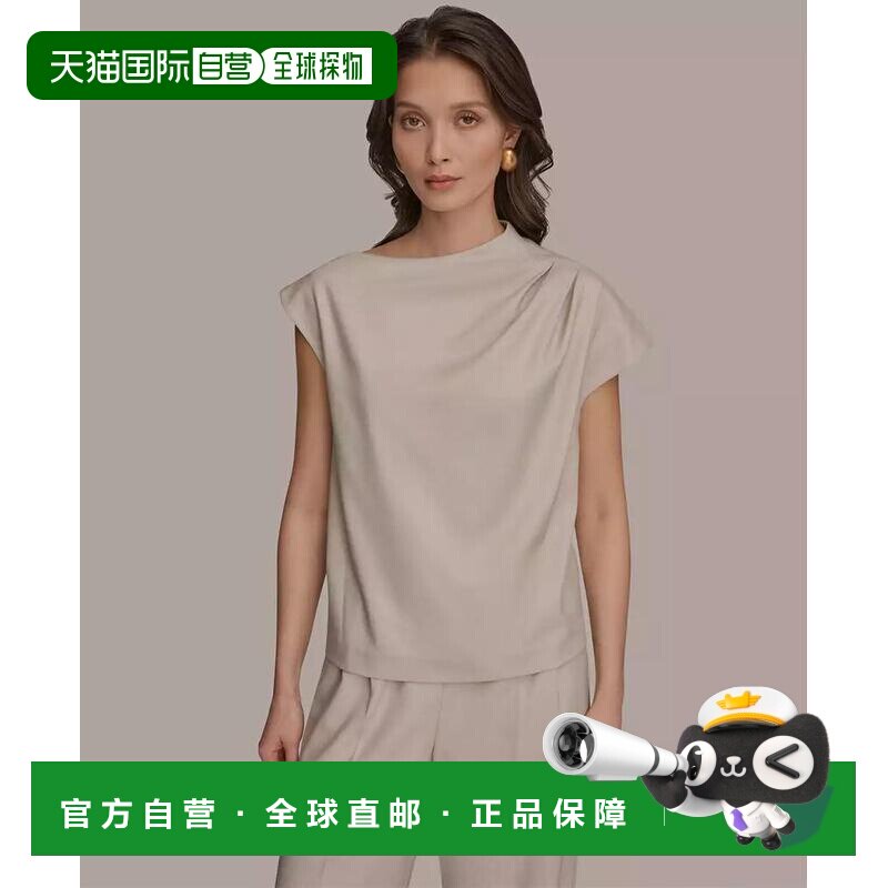 1h可退 【美国直邮】donna karan/唐娜凯伦 女士 上装T恤女装