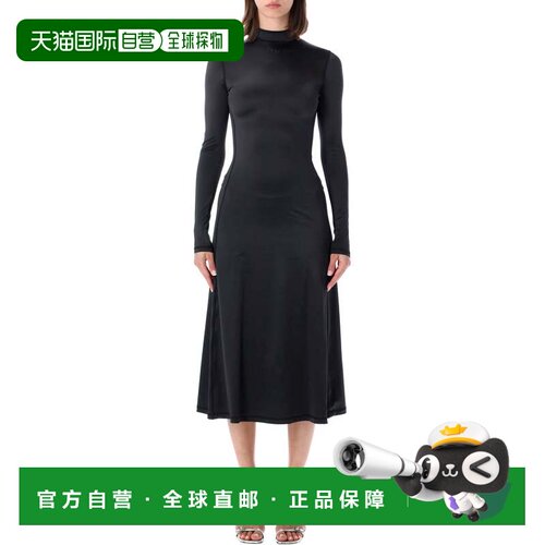 自营dieselBlack Fitted D Ungo Long Dress - black 美国奥莱直