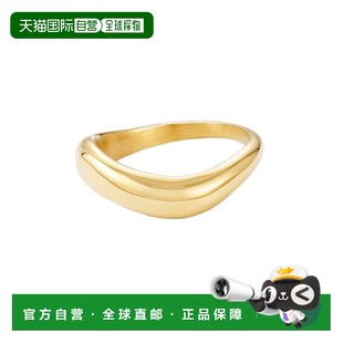 自营adorniaTarnish Resistant 18k Gold Plated Curved Band - g