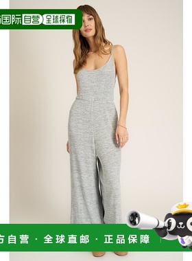 自营project social tLast Dance扭背毛衣罗纹连身裤-蓝色黄昏 美