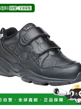 自营Propet Stability Walker W2035 Black Leather Walking Shoe