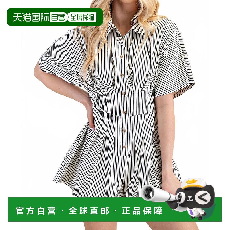 自营glamPrincess Polly Romper In Navy - navy 美国奥莱直发