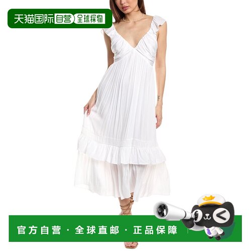 自营Ramy Brook Nelly Maxi Dress - White 连衣裙美国直发奥莱