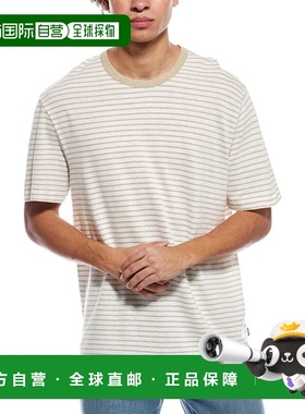 自营Hugo Boss Taut Linen-Blend Knit Shirt - tan 美国奥莱直发