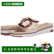 【美国直邮】sam edelman 女士 凉鞋防水台女鞋拖鞋皮鞋豹纹真皮